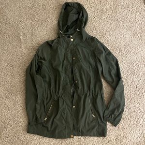 Green Rain Jacket